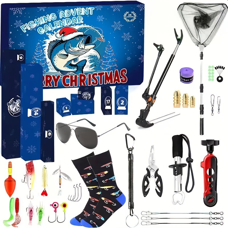 Fishing Lure Accessories - Kalender Petualangan Memancing 2025 untuk Pria,