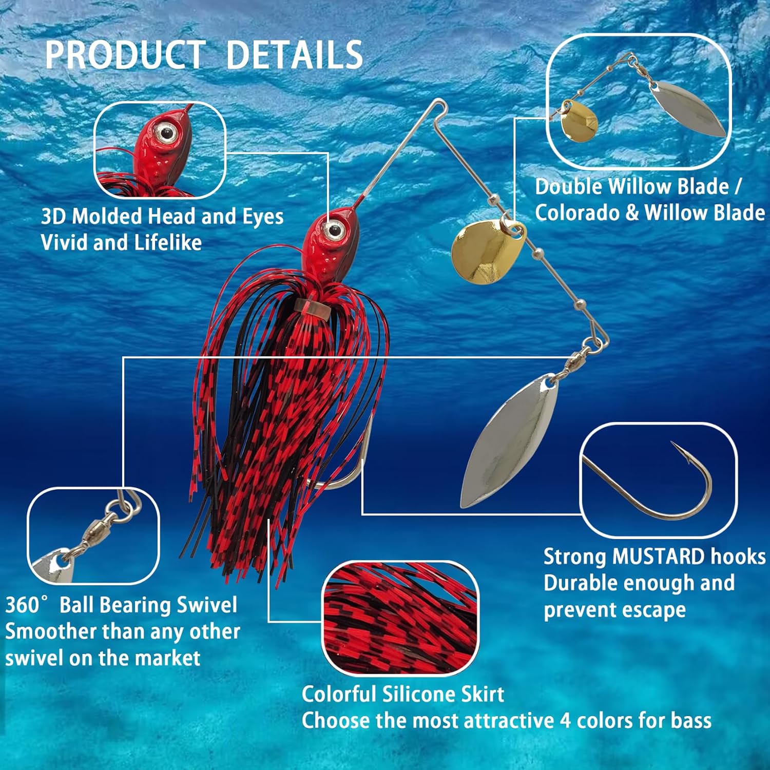 Eupheng pemintal umpan sendok, - Fishing Lure Spoon ulasan dan harga