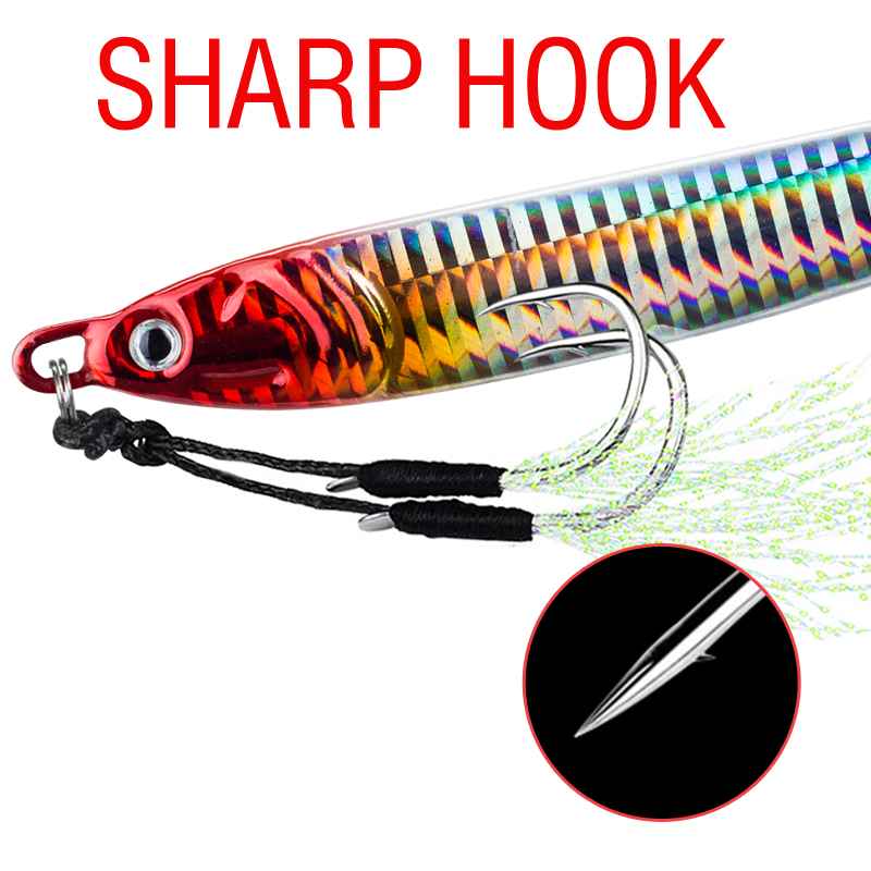 7 buah umpan pancing Jig cepat - Fishing Lure Spoon ulasan dan harga
