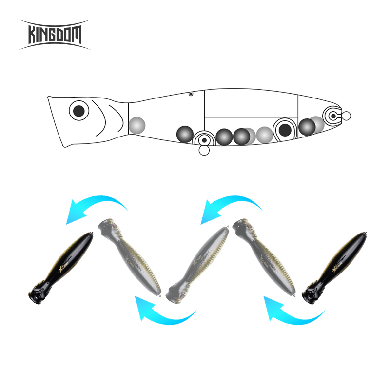 Kingdom Umpan Pancing Popper M - Fishing Lure Popper ulasan dan harga