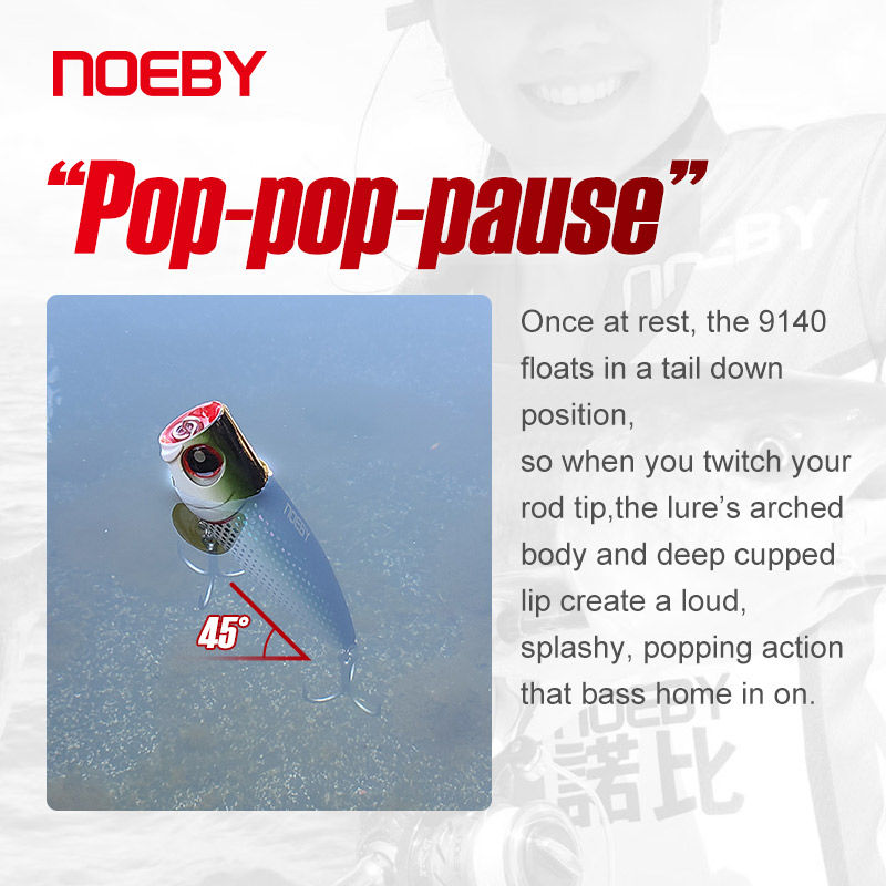 Noeby 105Mm 24G Umpan Pancing  - Fishing Lure Popper ulasan dan harga